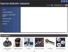 Tablet Screenshot of hydraulicpump.in